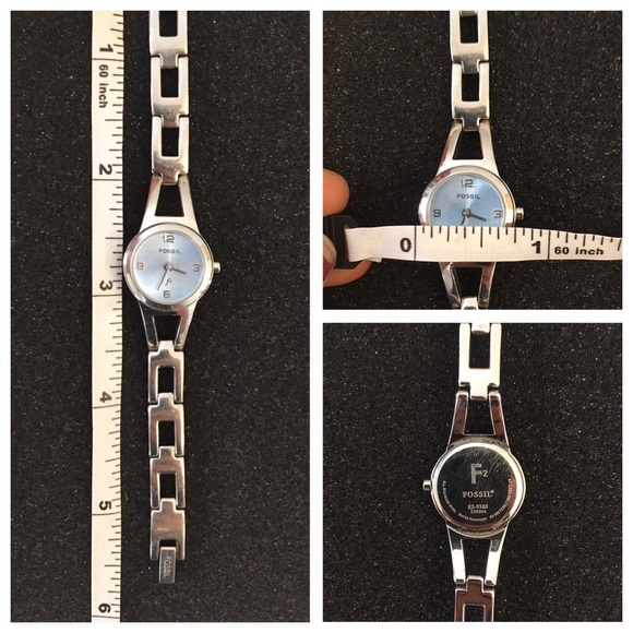 💕Fossil F2 Women’s Round Faced Pearl Blue Watch - Picture 8 of 8